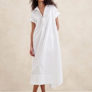 Banana Republic Cotton Poplin Maxi Dress - XS/S